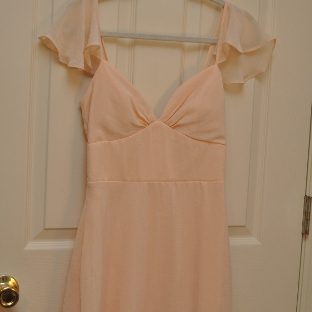 'All a Flutter' Peach Fairy-like Dress